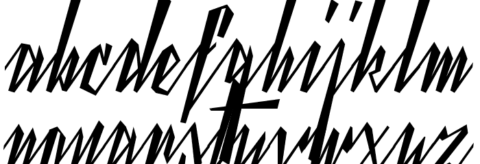 Yanty Script Demo Font LOWERCASE