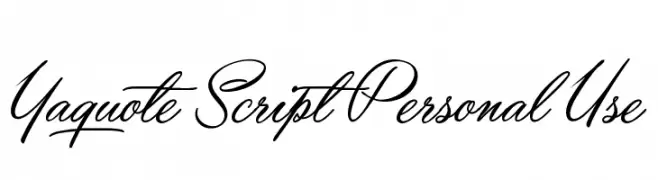 Yaquote Script Personal Use  Fuentes Gratis Descargar