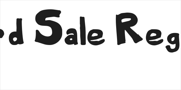 Yard Sale Regular Logo