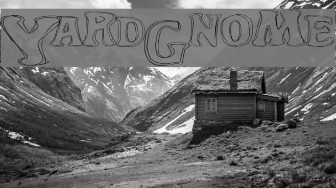 YardGnome Font examples