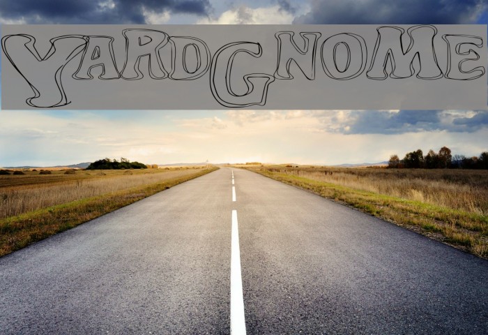 YardGnome Font examples