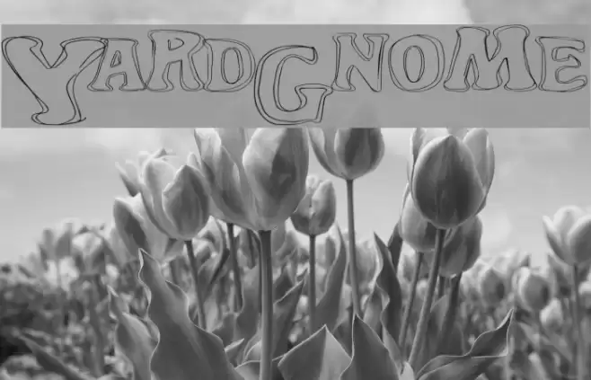 YardGnome Font examples