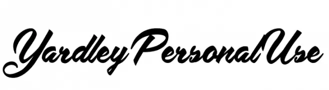 Yardley Personal Use  Fuentes Gratis Descargar