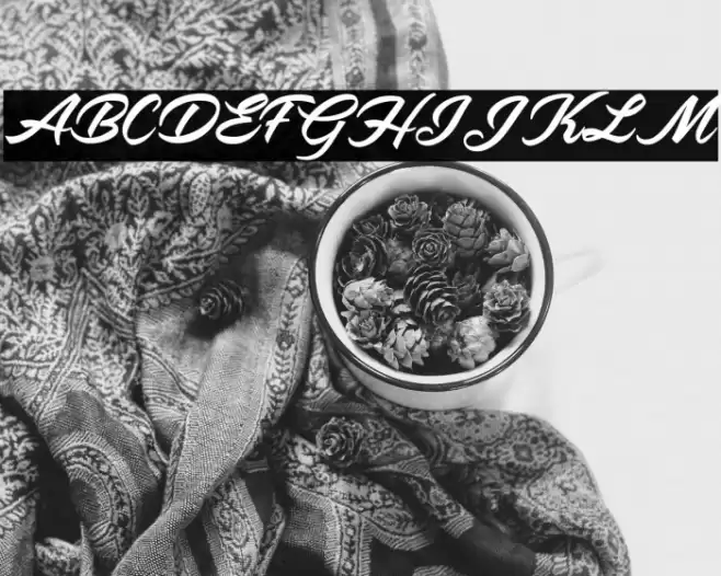 Yardley Personal Use Font examples