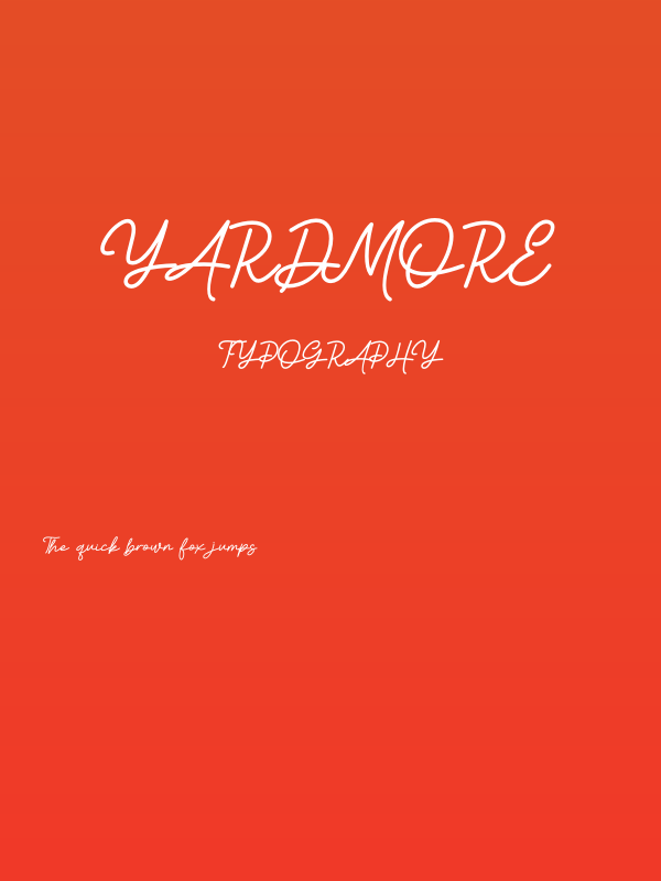 Yardmore Poster