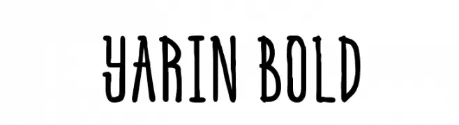 Yarin Bold  font caratteri gratis