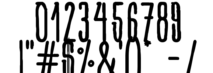 Yarin Bold Font OTHER CHARS