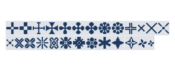 Yarndings 20 Charted Regular Uppercase