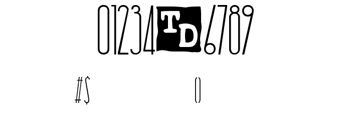 Yaroslav Trial Version Font OTHER CHARS