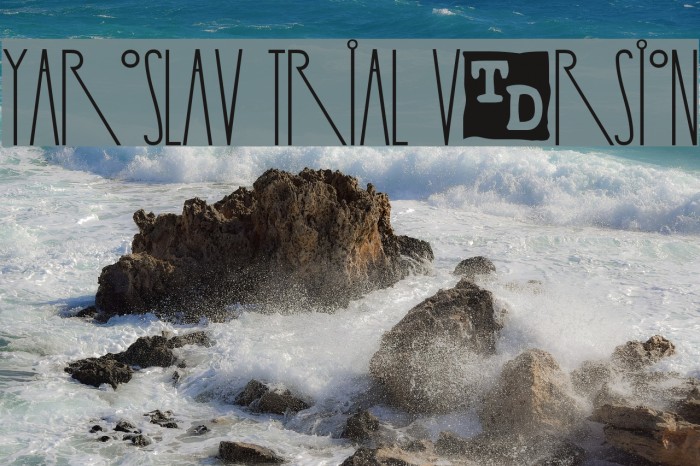 Yaroslav Trial Version Font examples