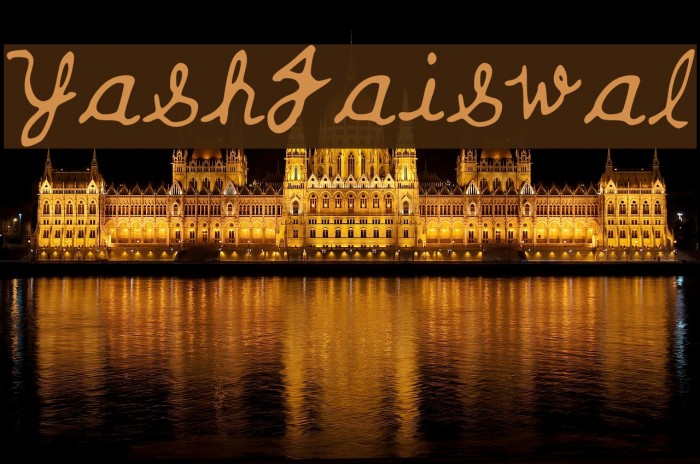 Yash_Jaiswal Font examples