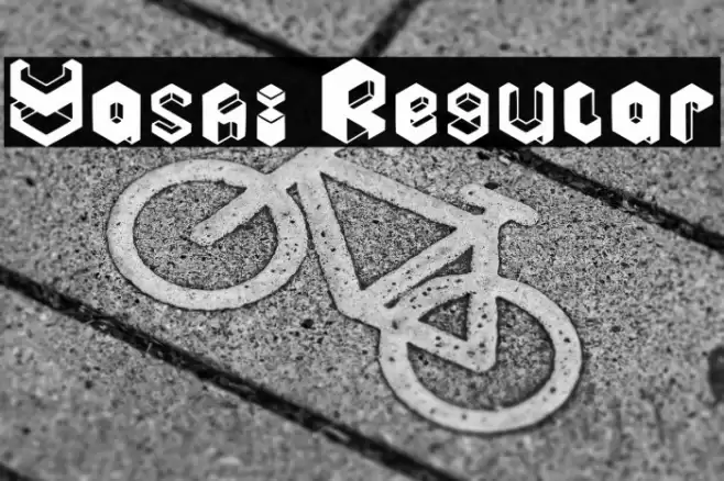 Yashi Regular Font examples