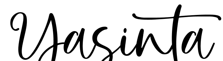 Yasinta  免费字体下载