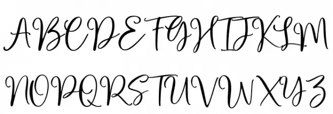 Yasinta Schriftart Groß