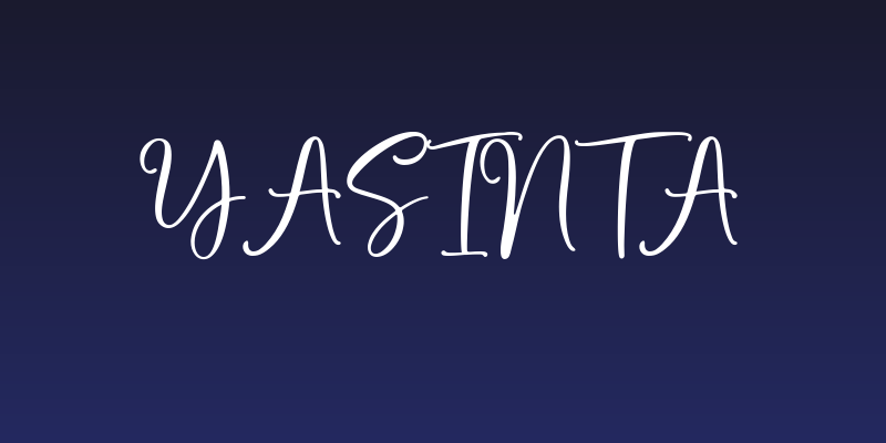 Yasinta Social Header