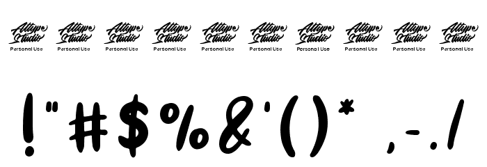 Yasminda Regular Font OTHER CHARS