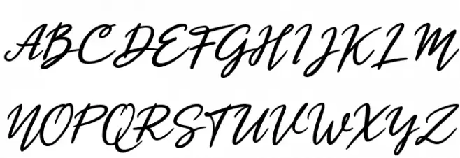 Yasmine Rothem 字体 大写