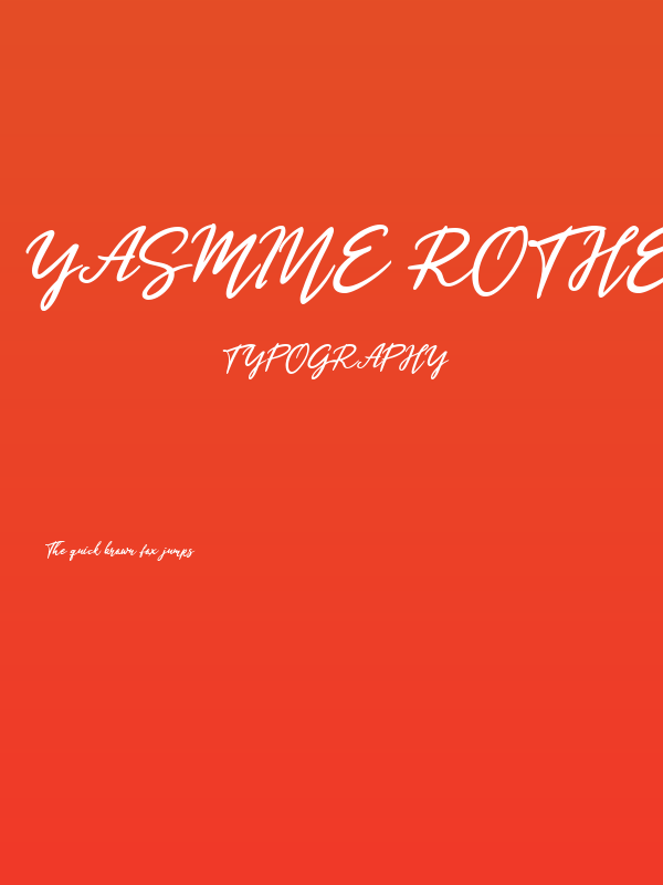 Yasmine Rothem Poster