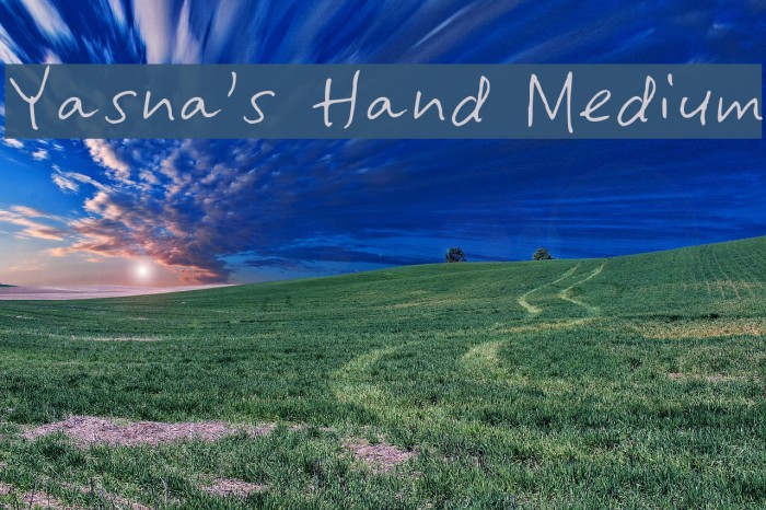 Yasna's Hand Medium Example 2