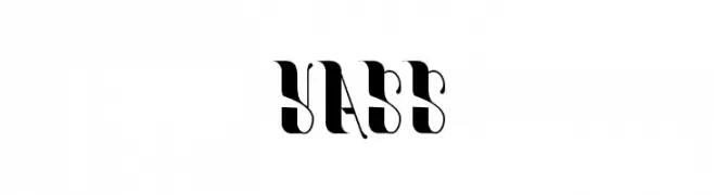 Yass  Frei Schriftart Herunterladen