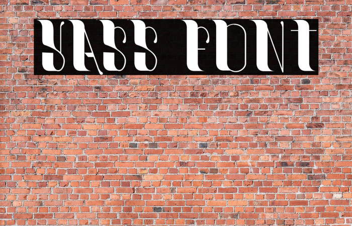 Yass Font examples
