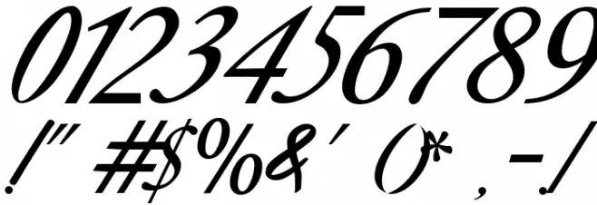 Yastrib Font OTHER CHARS