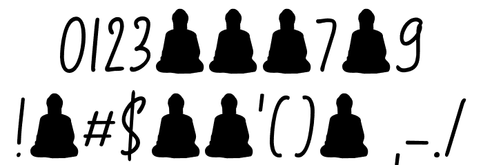 Yasuragi DEMO Regular Font OTHER CHARS