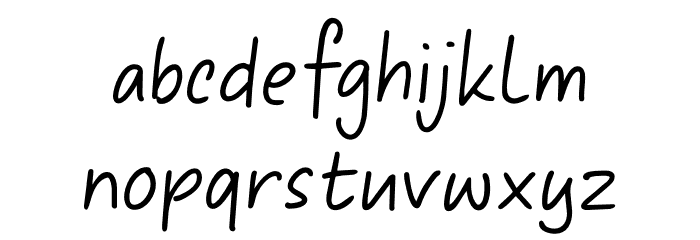 Yasuragi DEMO Regular Font LOWERCASE