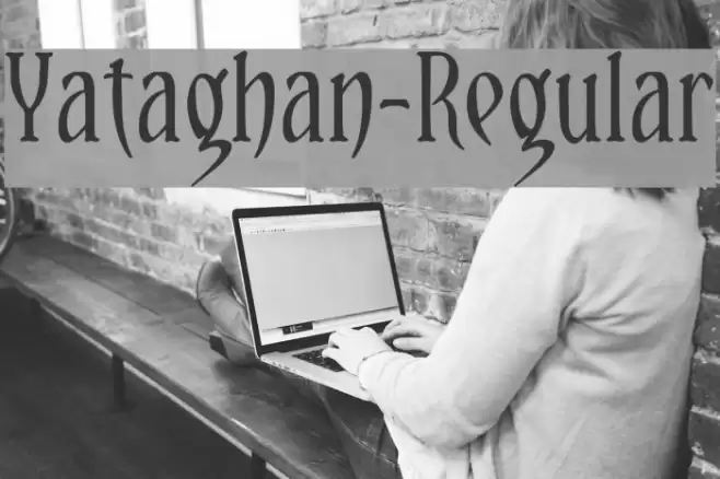 Yataghan-Regular Font examples