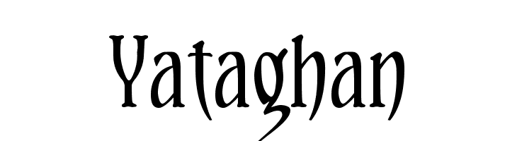 Yataghan  免费字体下载