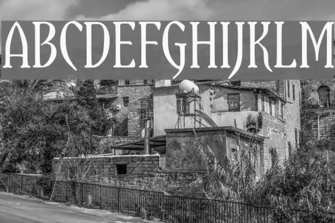 Yataghan Font examples