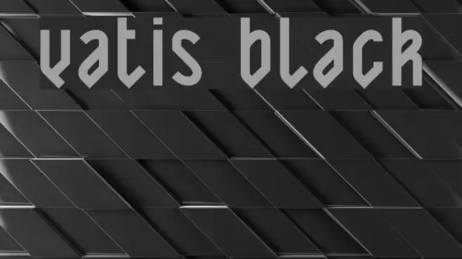 Yatis black Font examples