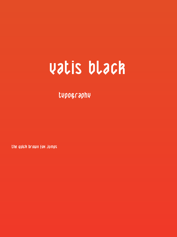 Yatis black Poster