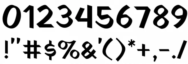 Yatra One Regular Font OTHER CHARS