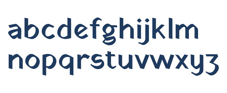 Yatra One Regular Lowercase