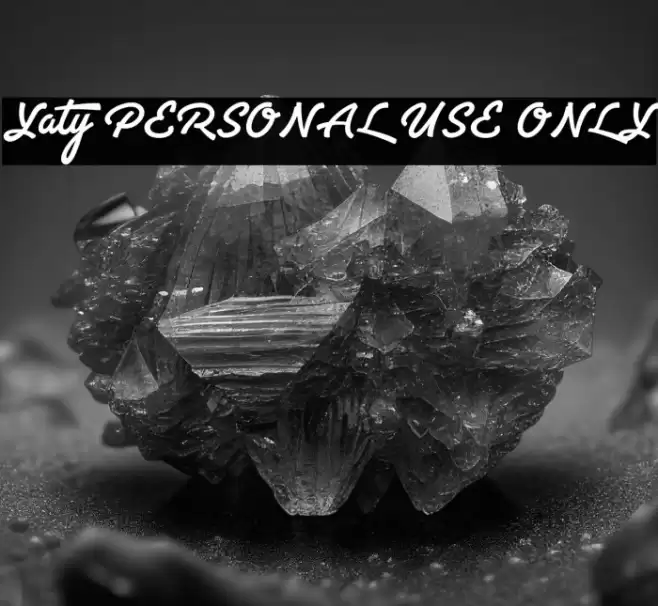 Yaty PERSONAL USE ONLY Font examples