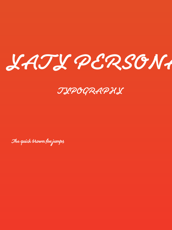 Yaty PERSONAL USE ONLY Poster