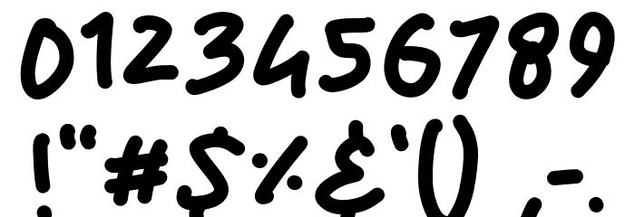 Yaum Smile Font OTHER CHARS
