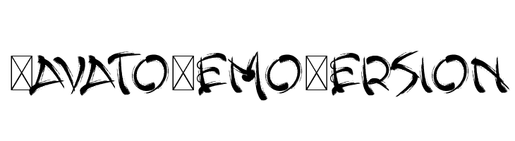 Yavato Demo Version  免费字体下载
