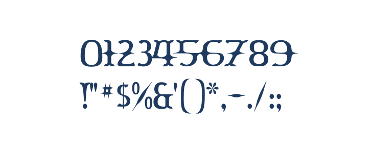 Yawnovision-Regular Other Characters