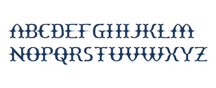 Yawnovision-Regular Lowercase