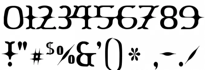 Yawnovision Schriftart Anderer Schreiben