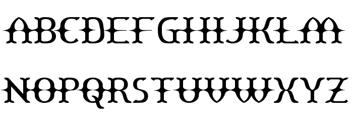 Yawnovision Font LOWERCASE