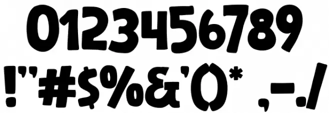 Yay Holiday Font OTHER CHARS