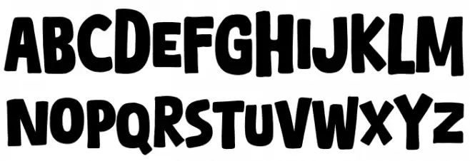 Yay Holiday Font Litere mari