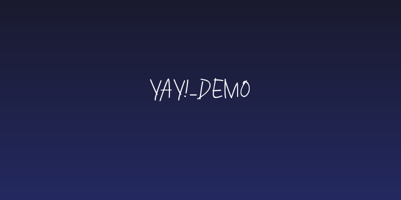 Yay!_Demo Social Header