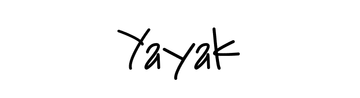 Yayak  Frei Schriftart Herunterladen