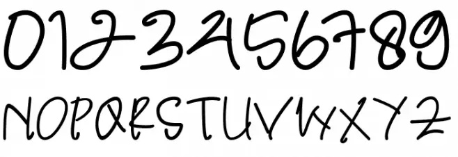 Yayak Font OTHER CHARS