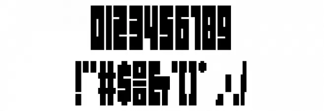 Yazo Font OTHER CHARS