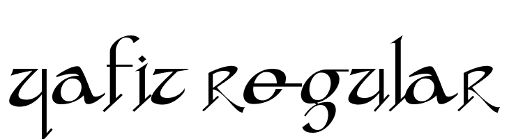 yafit Regular  免费字体下载